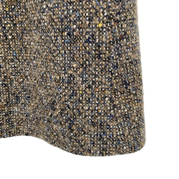Philosophy di Lorenzo Serafini Skirt Womens 10 Brown Tweed Wool Silk Alpaca - Picture 3 of 8
